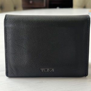 Men's TUMI Leather wallet black